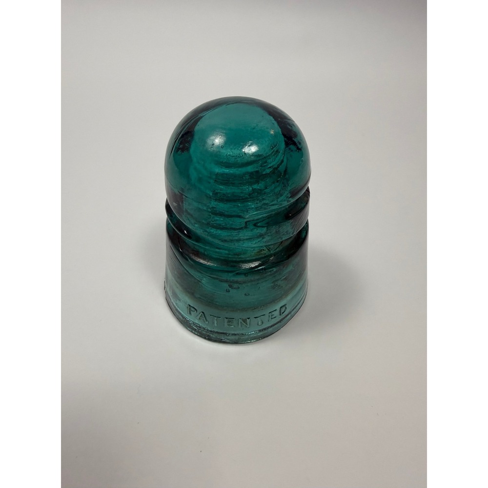 Vintage Hemingray CD147 Glass Insulator - Oct 8 1907